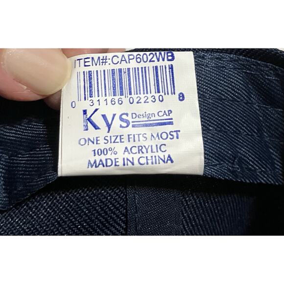 U.S. Navy Corpsman Acrylic Baseball Hat Officially Licensed Strapback Cap Blue - Picture 7 of 7